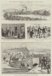 Das Grubenunglück in Aberkenfig, Südwales